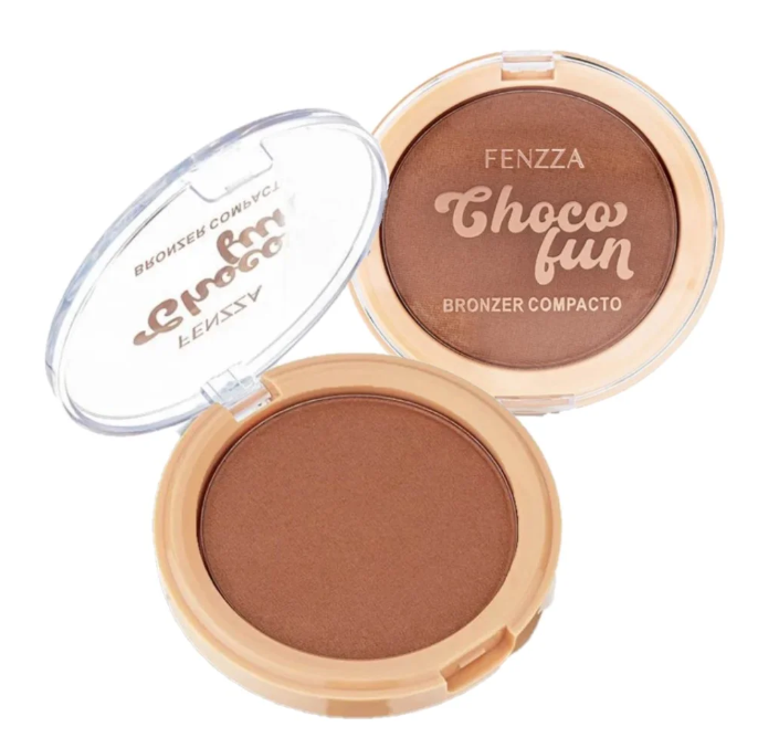Bronzer Compacto Fenzza Choco Fun FZ34034 Cacau